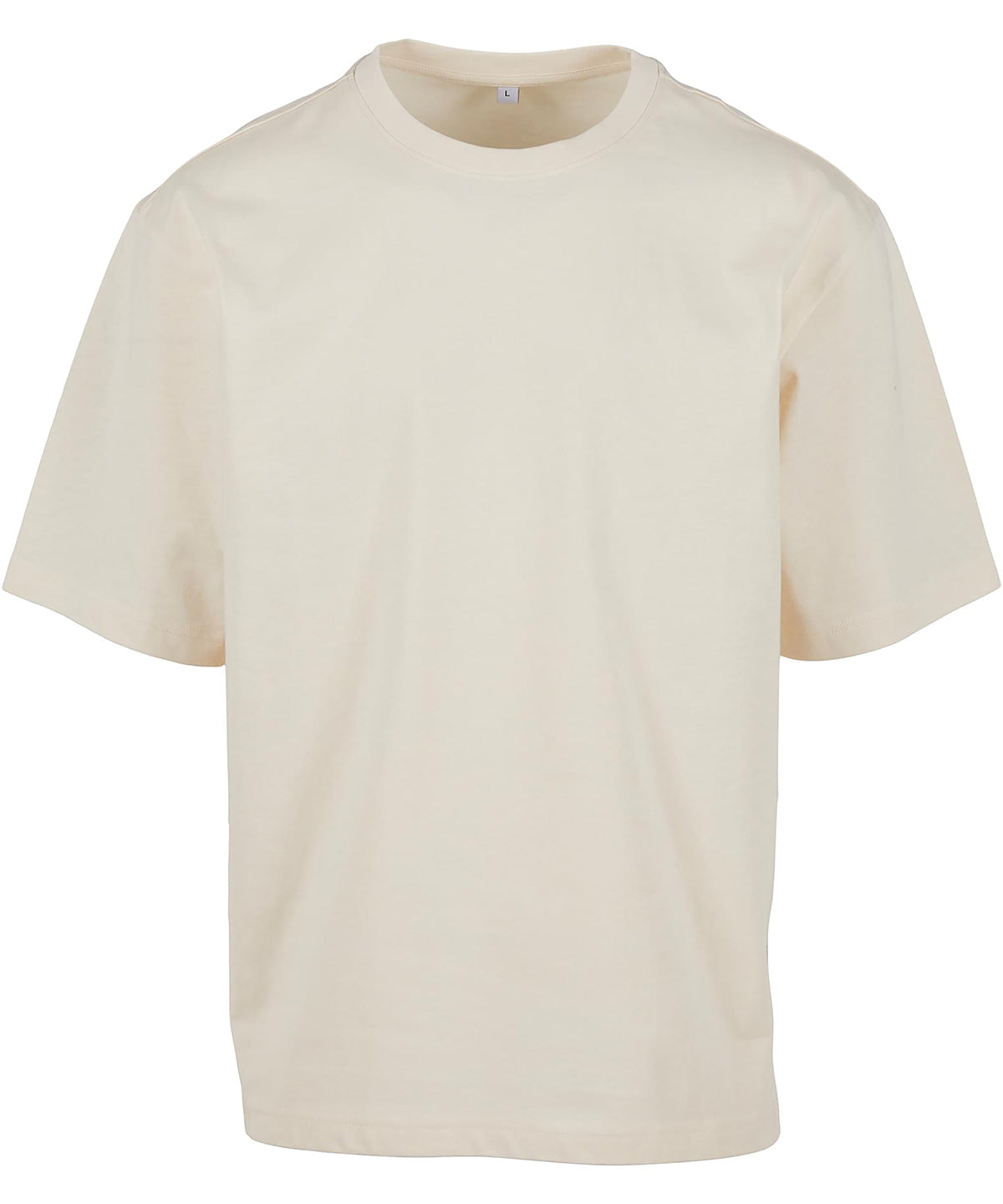 Loose-Fit Tee in White Sand, front view