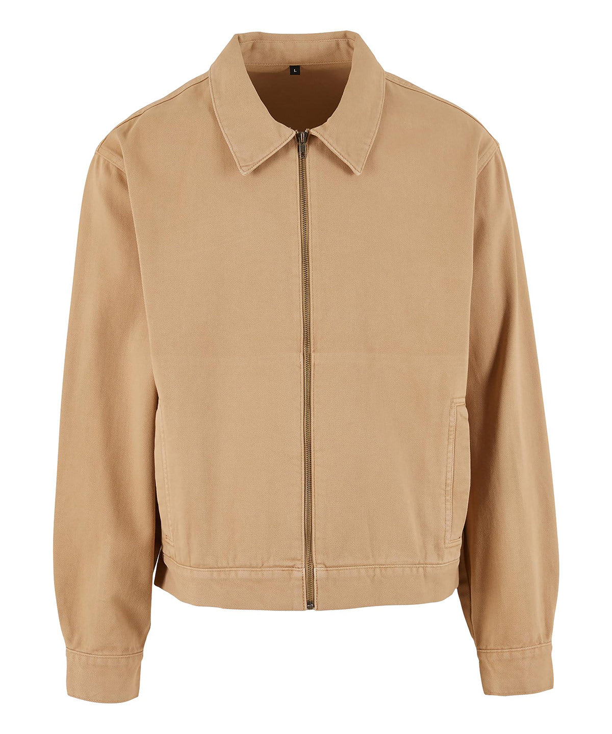 Basic Workwear Jacket in Union Beige, front view