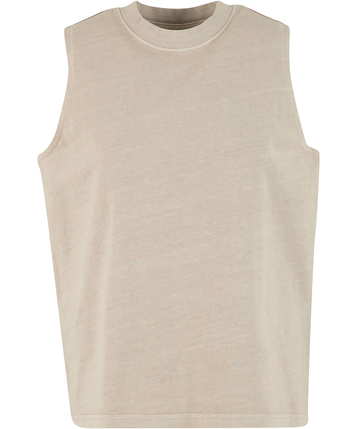 Women’s Vintage Washed Sleeveless Tee in Chalk Dust, front view