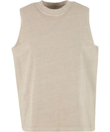 Women’s Vintage Washed Sleeveless Tee in Chalk Dust, front view