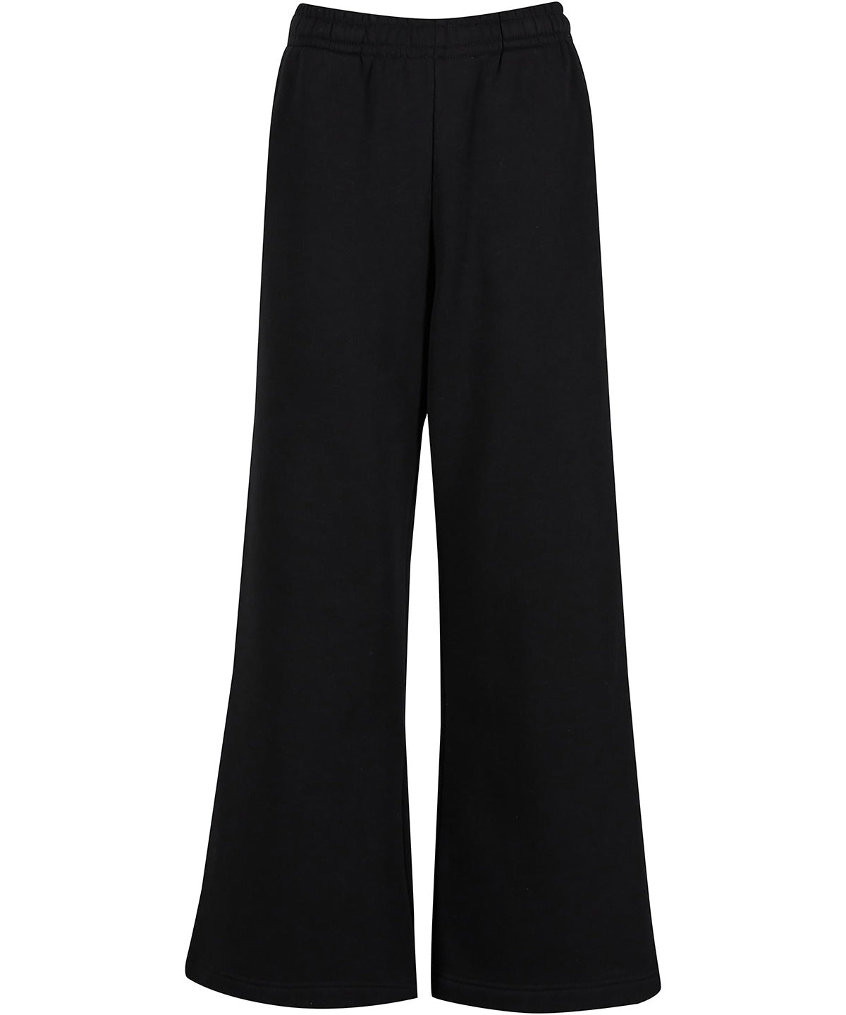 Women’s Wide-Leg Sweatpants in Black, front view