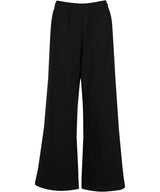Women’s Wide-Leg Sweatpants in Black, front view