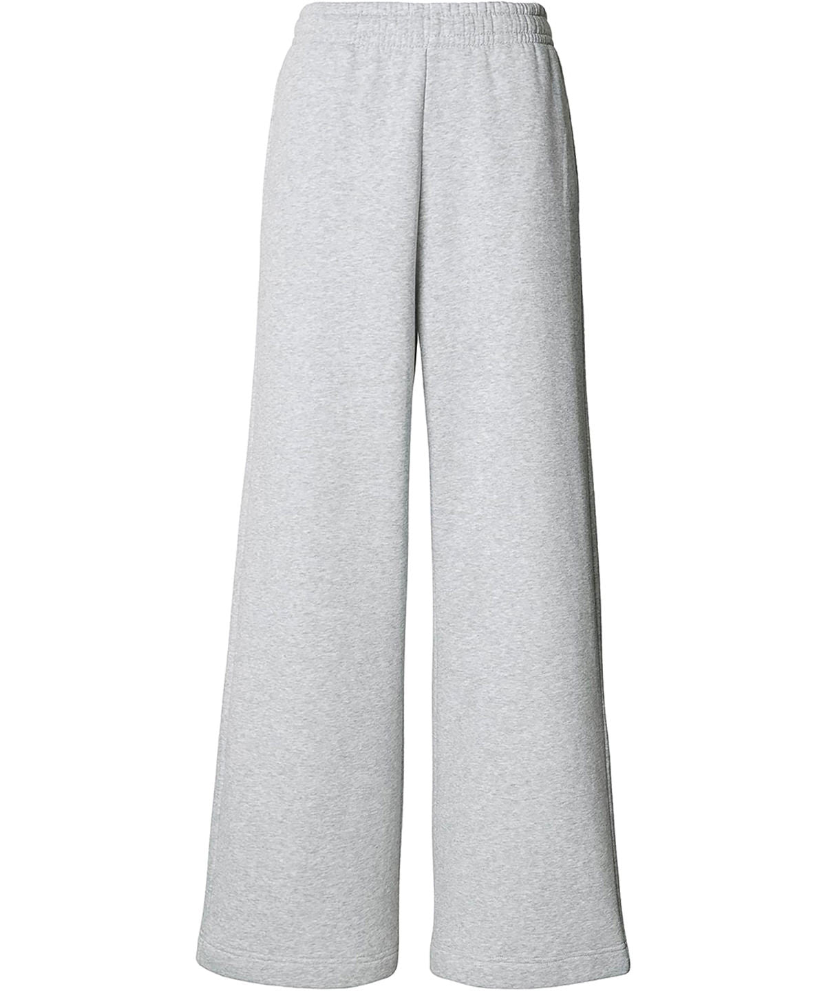 Women’s Wide-Leg Sweatpants in Heather Grey, front view