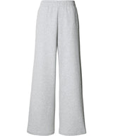 Women’s Wide-Leg Sweatpants in Heather Grey, front view