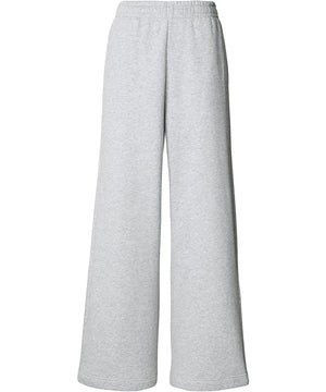 Women’s Wide-Leg Sweatpants in Heather Grey, front view