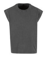 Vintage Cropped Heavy Sleeveless Tee in Magnet, front view