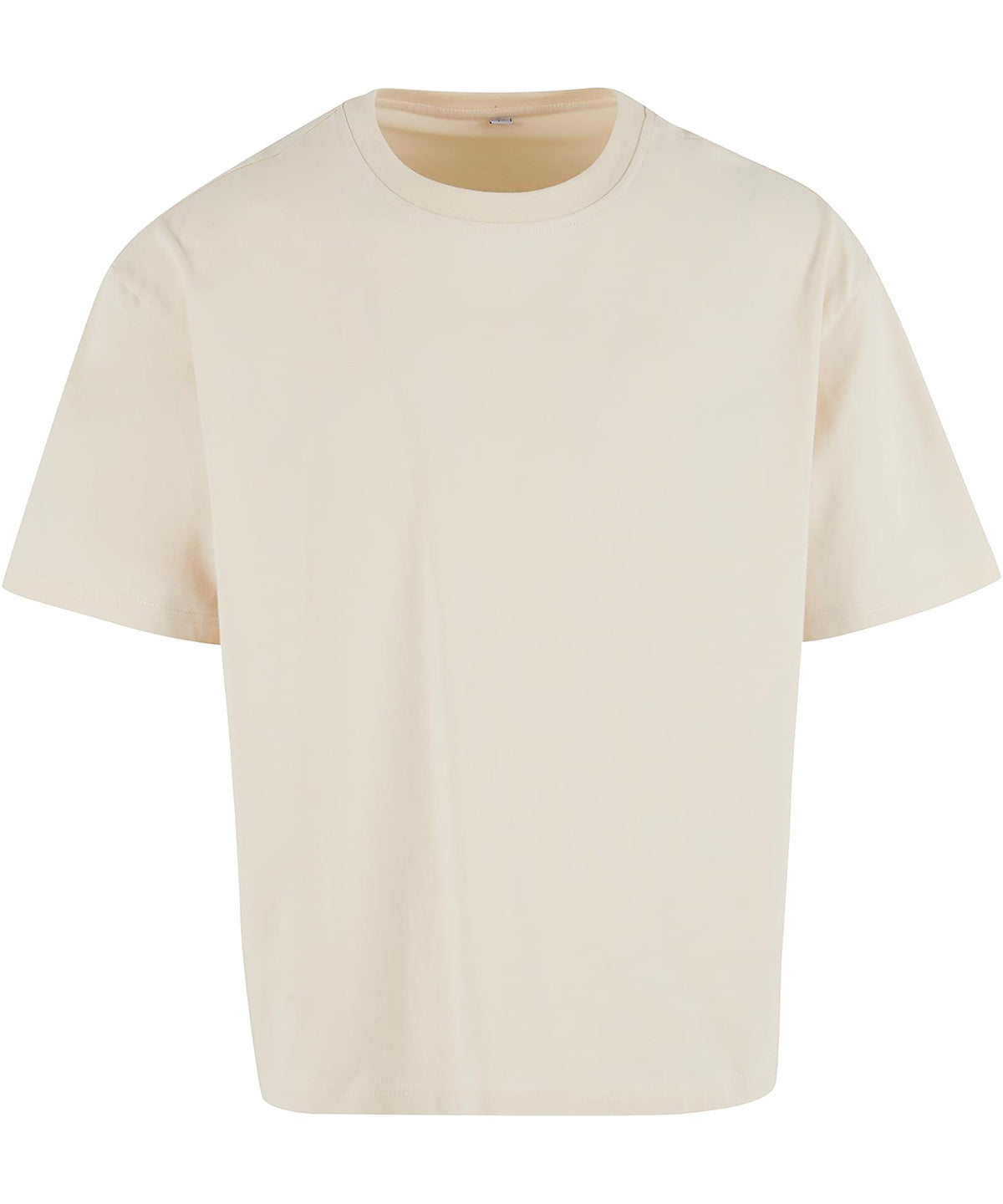 Cropped Oversize Tee in Sand, front view
