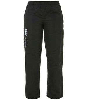 Ladies Open Hem Stadium Pants in Black, front view