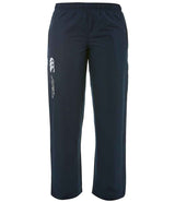 Ladies Open Hem Stadium Pants in Navy, front view