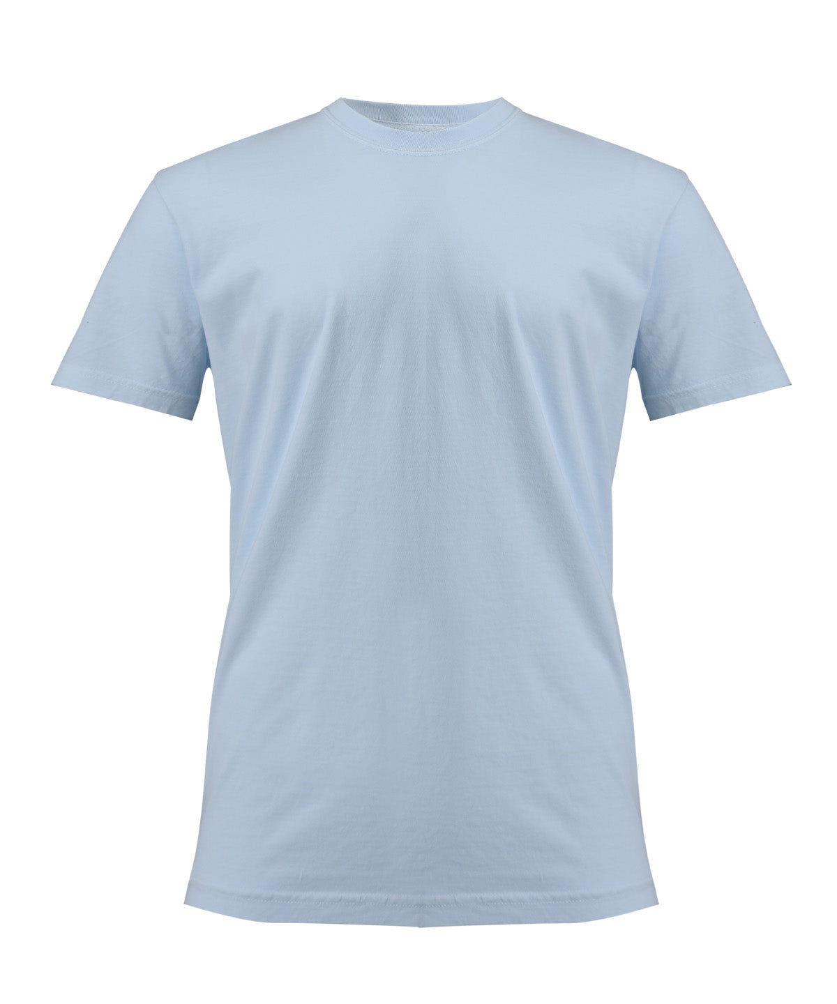 Heavyweight Adult T-Shirt in Chambray, front view