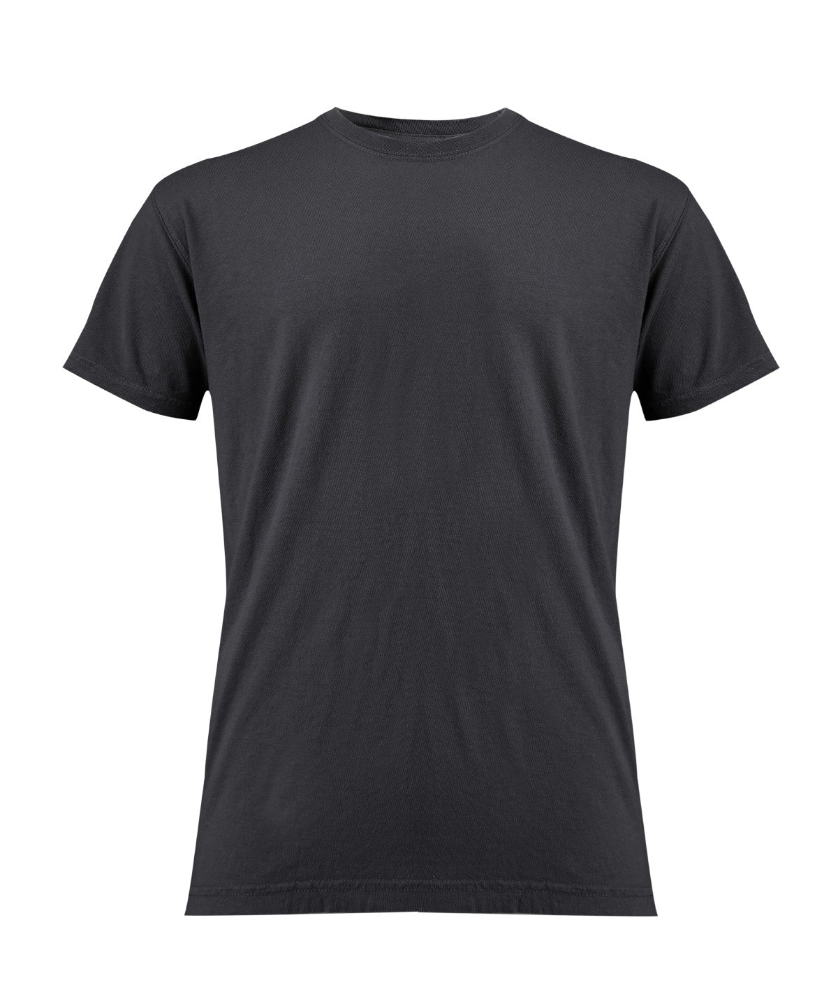 Heavyweight Adult T-Shirt in Graphite, front view