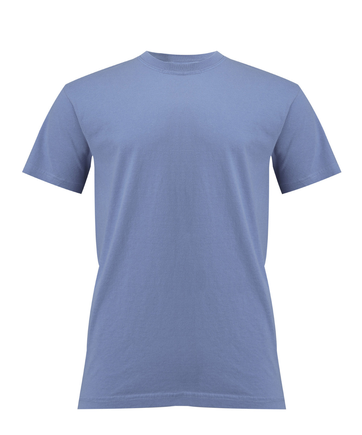Heavyweight Adult T-Shirt in Washed Denim, front view