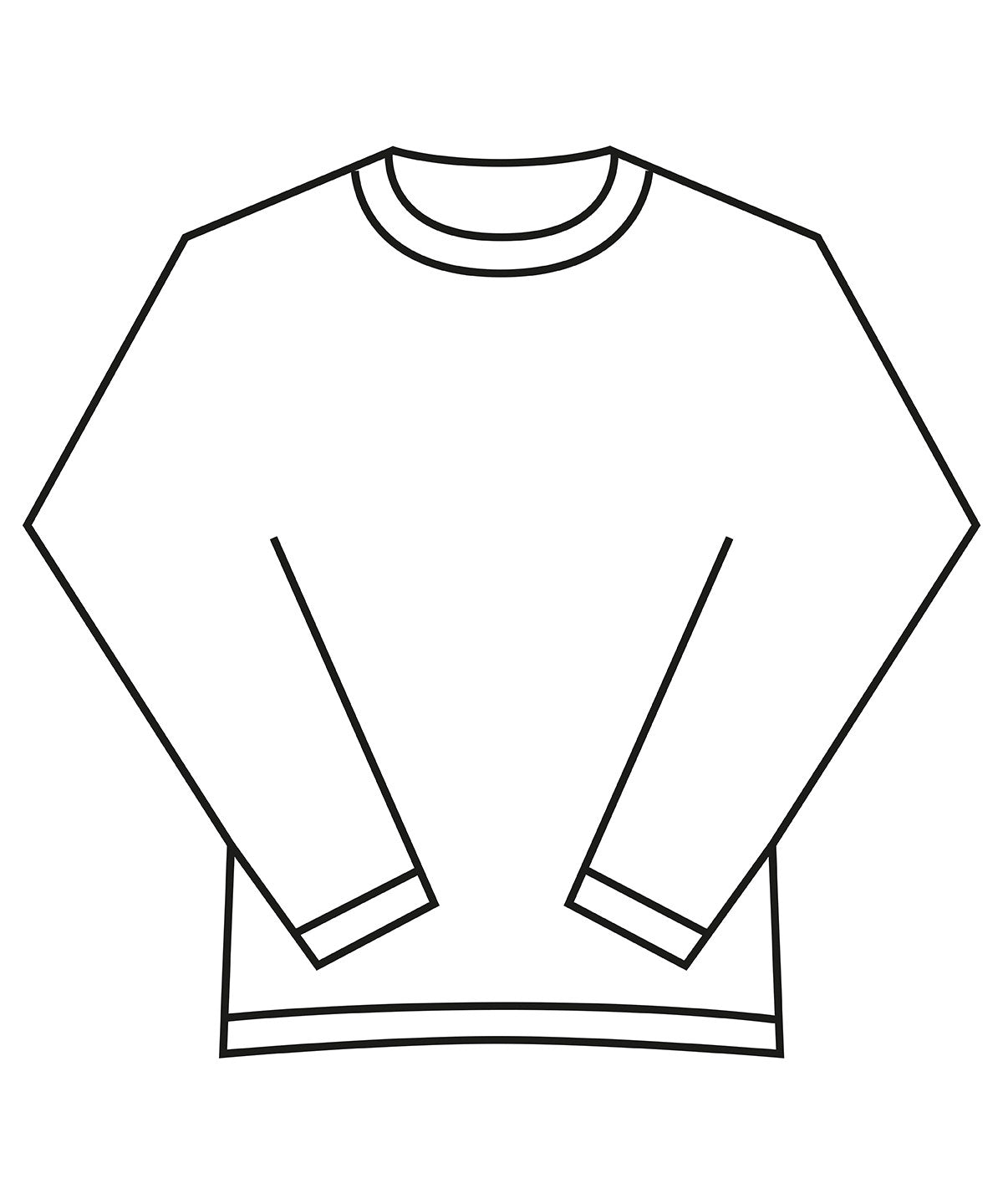 Long Sleeve T-Shirt in White, front view