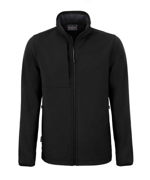 Expert Basecamp Softshell Jacket in Black, front view