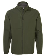 Expert Basecamp Softshell Jacket in Dark Cedar, front view