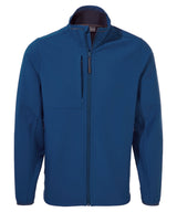 Expert Basecamp Softshell Jacket in Poseidon Blue, front view