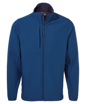 Expert Basecamp Softshell Jacket in Poseidon Blue, front view