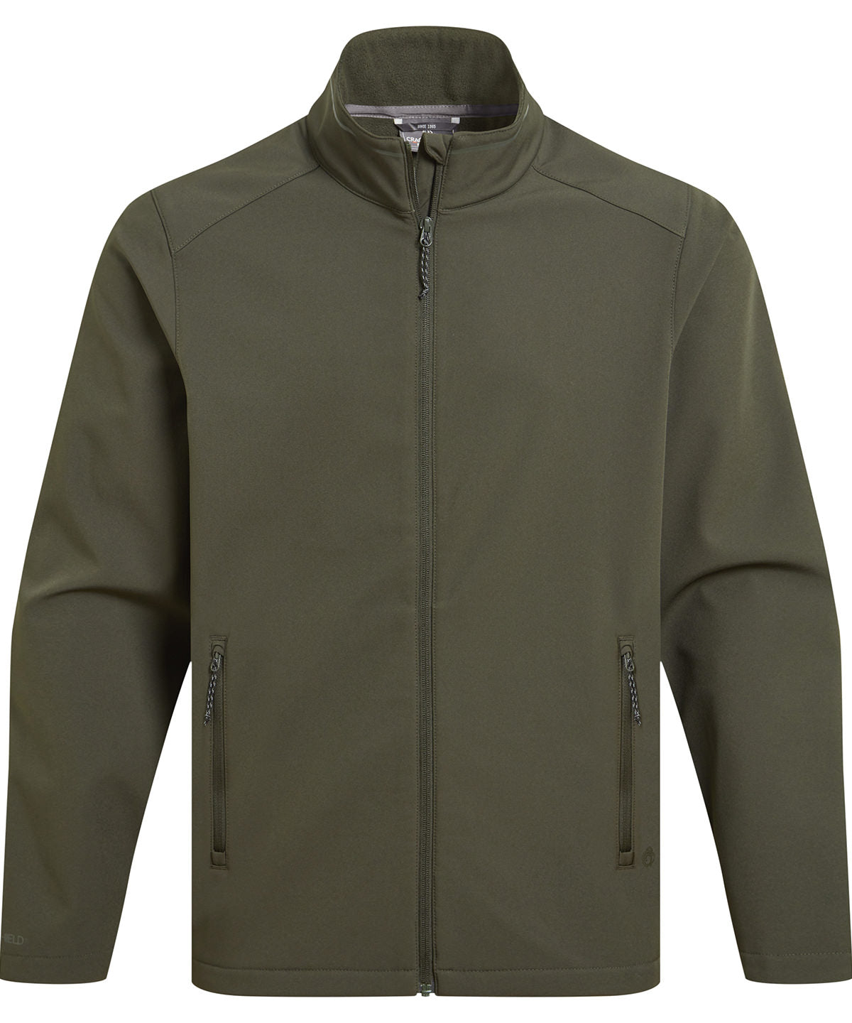 Expert Basecamp II Softshell Jacket in Dark Cedar Green, front view