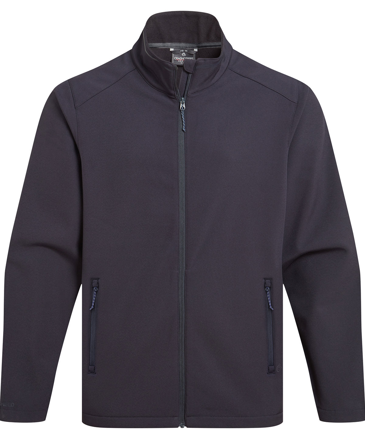 Expert Basecamp II Softshell Jacket in Navy, front view