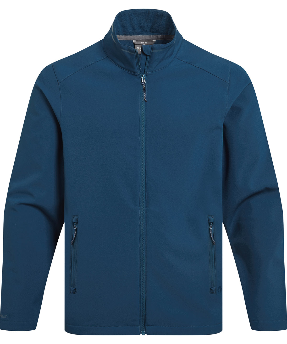 Expert Basecamp II Softshell Jacket in Poseidon Blue, front view