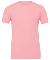 Unisex Jersey Crew Neck T-Shirt in Pink, front view
