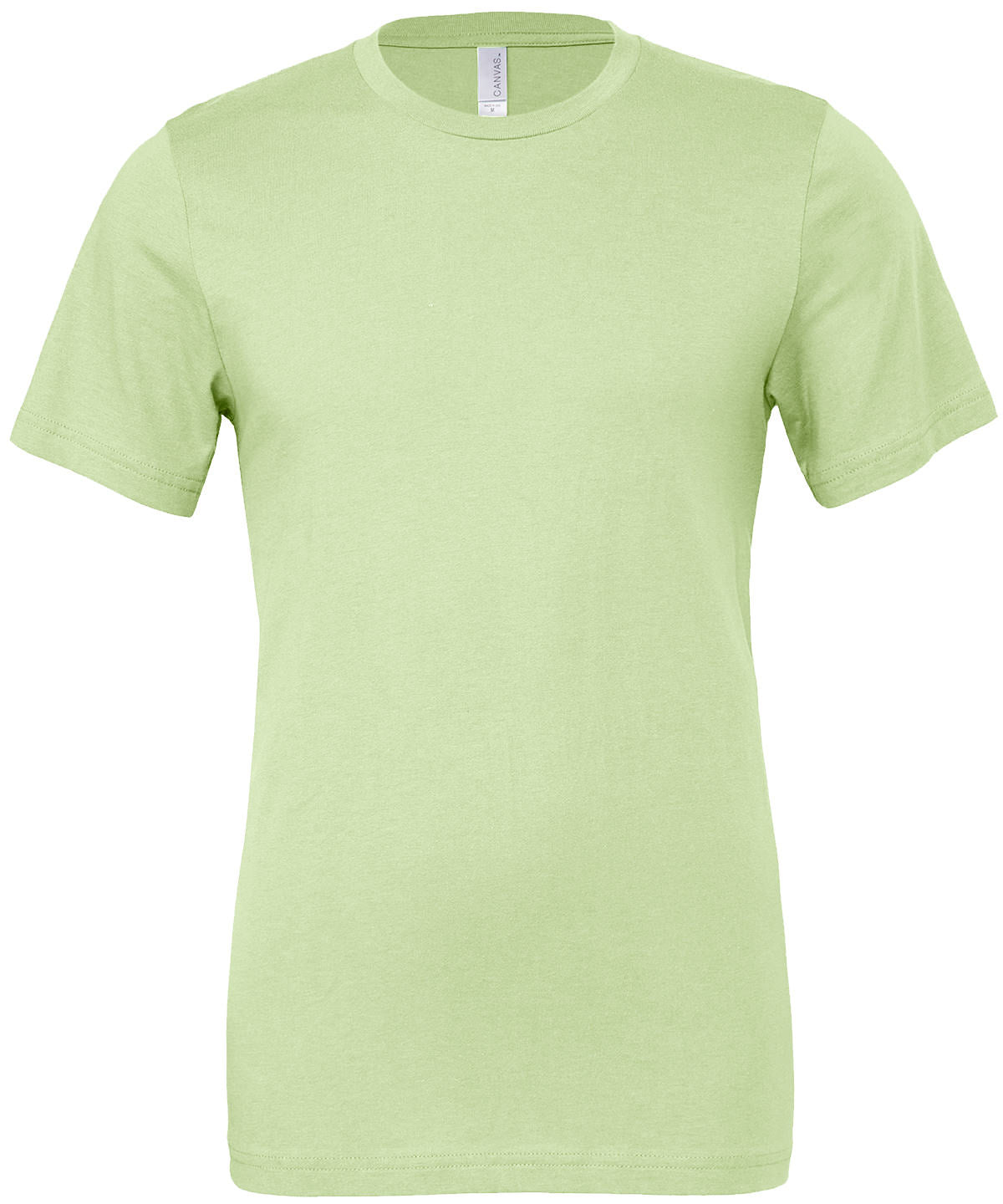 Unisex Jersey Crew Neck T-Shirt in Spring Green, front view