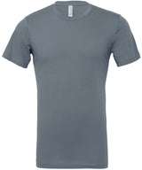 Unisex Jersey Crew Neck T-Shirt in Steel Blue, front view