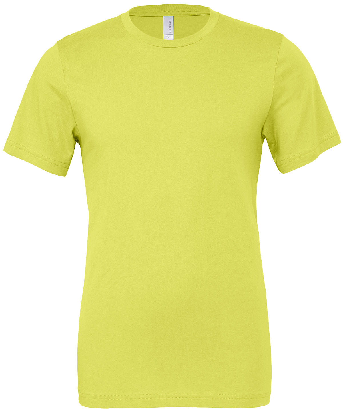 Unisex Jersey Crew Neck T-Shirt in Strobe, front view