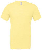 Unisex Heather CVC Short Sleeve T-Shirt in Heather French Vanilla, front view