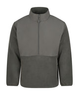 1/2-Zip Microfleece in Dark Olive, front view