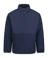 1/2-Zip Microfleece in Navy, front view