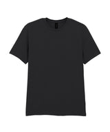 Softstyle™ Adult Ringspun T-Shirt in Black, front view