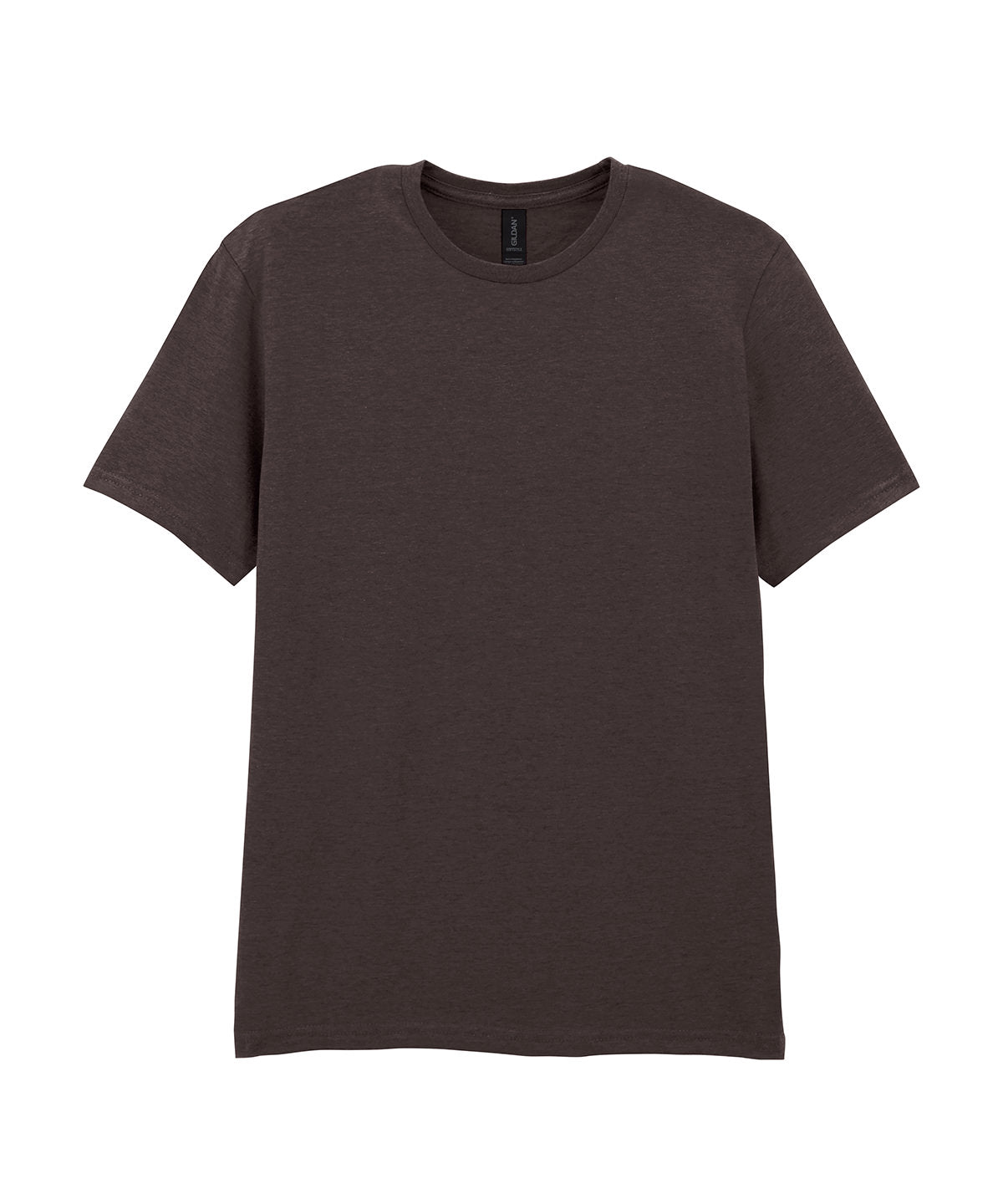Softstyle™ Adult Ringspun T-Shirt in Dark Chocolate, front view