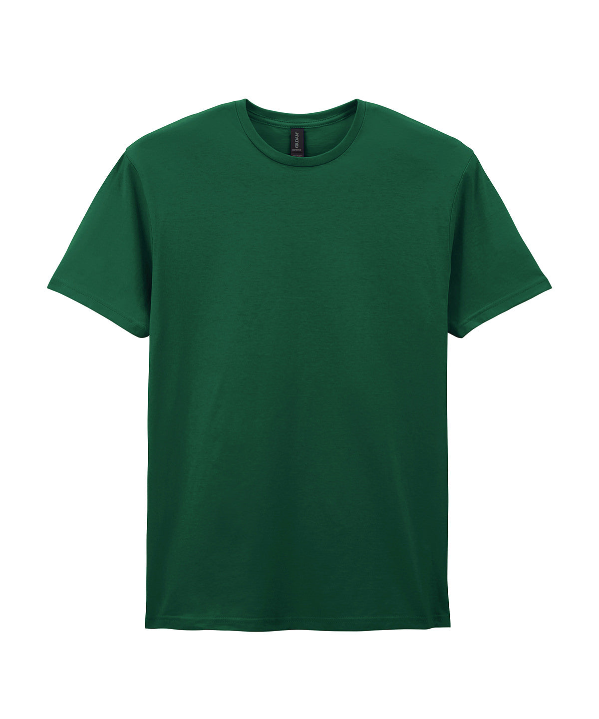 Softstyle™ Adult Ringspun T-Shirt in Fan Dark Green, front view