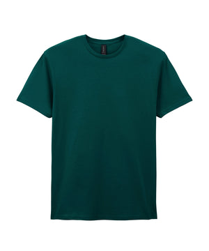 Softstyle™ Adult Ringspun T-Shirt in Fan Marine Green, front view
