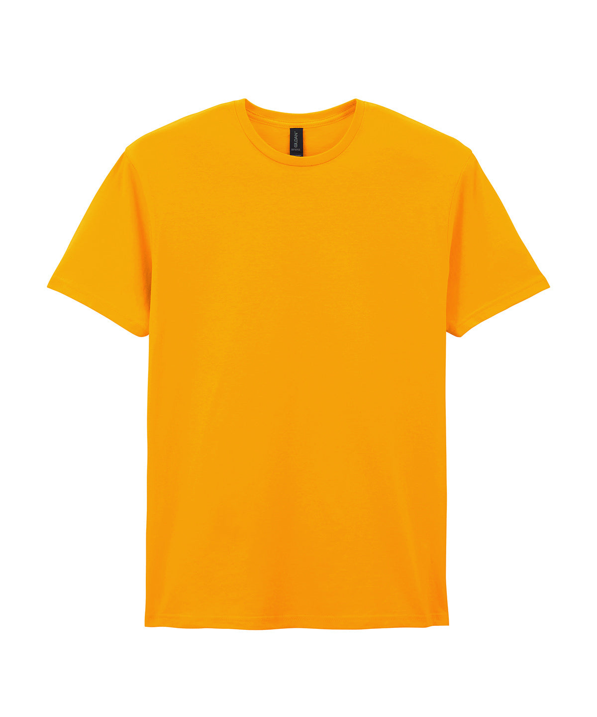 Softstyle™ Adult Ringspun T-Shirt in Gold, front view
