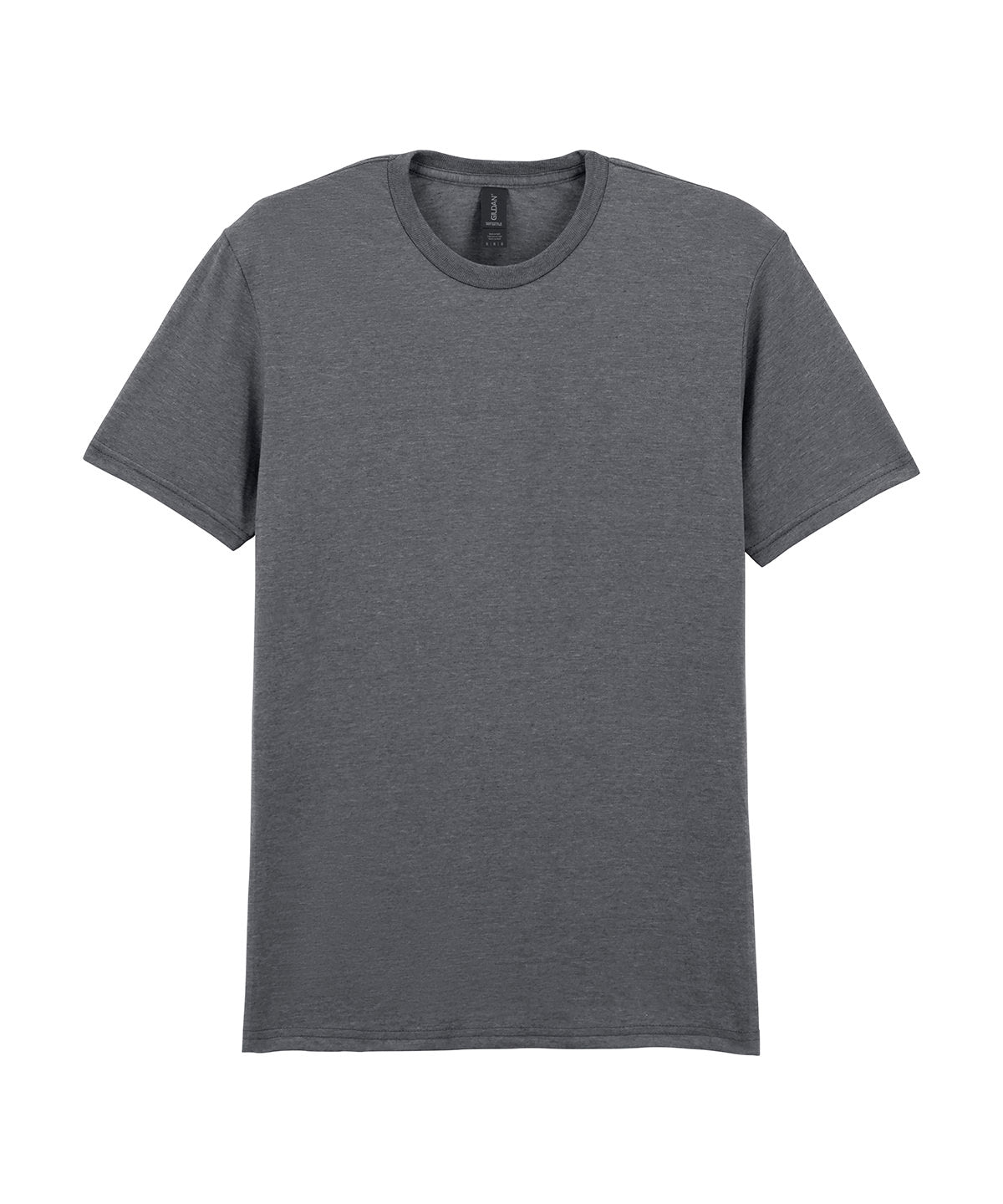 Softstyle™ Adult Ringspun T-Shirt in Graphite Heather, front view