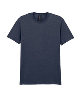 Softstyle™ Adult Ringspun T-Shirt in Heather Navy, front view