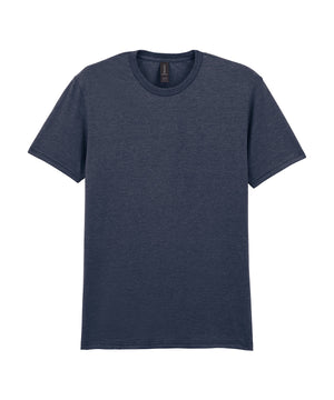 Softstyle™ Adult Ringspun T-Shirt in Heather Navy, front view