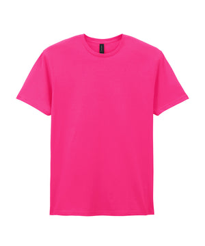 Softstyle™ Adult Ringspun T-Shirt in Heliconia, front view