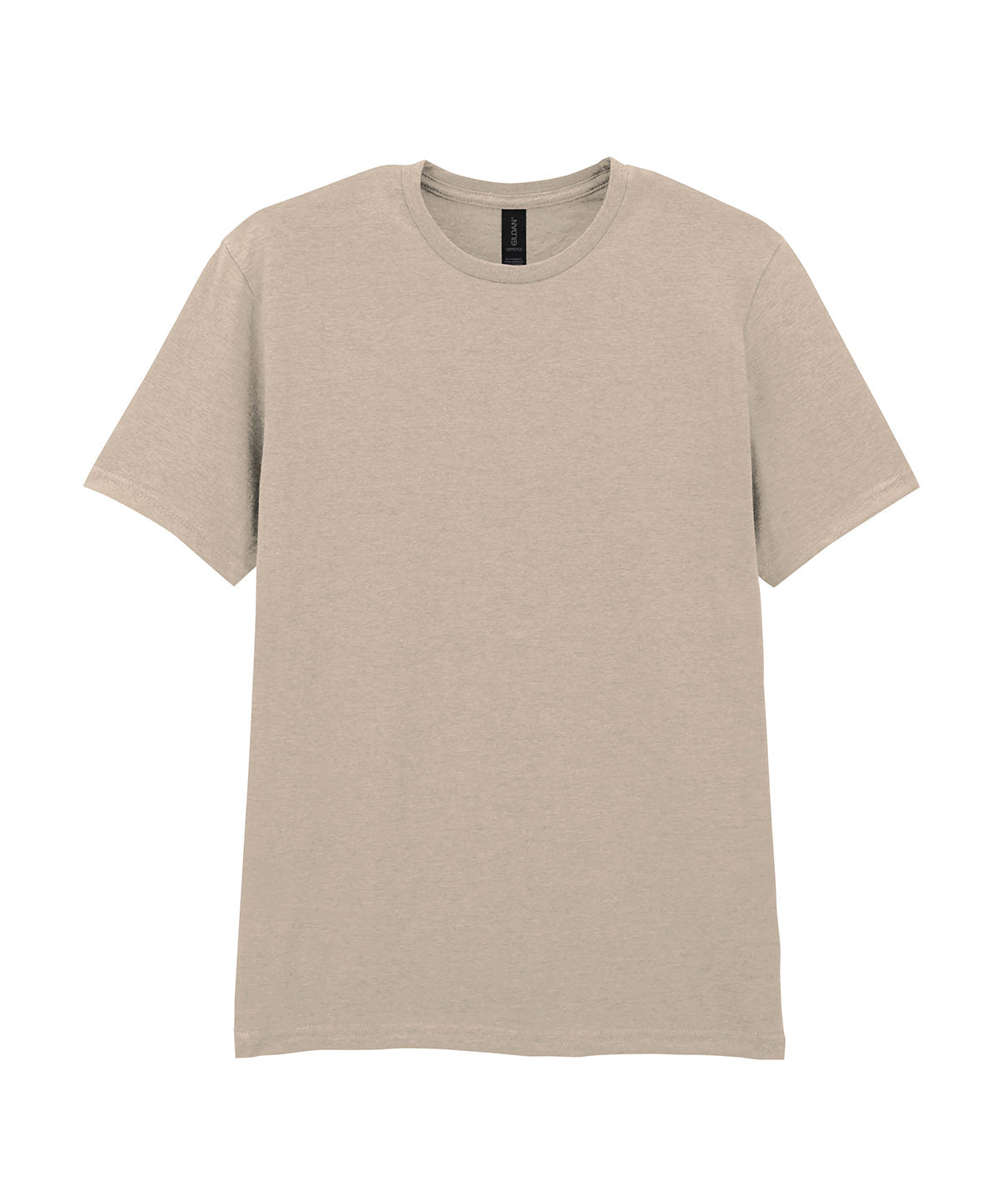 Softstyle™ Adult Ringspun T-Shirt in Sand, front view