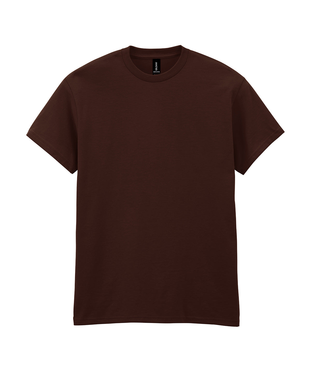 Heavy Cotton™ Adult T-Shirt in Dark Chocolate, front view