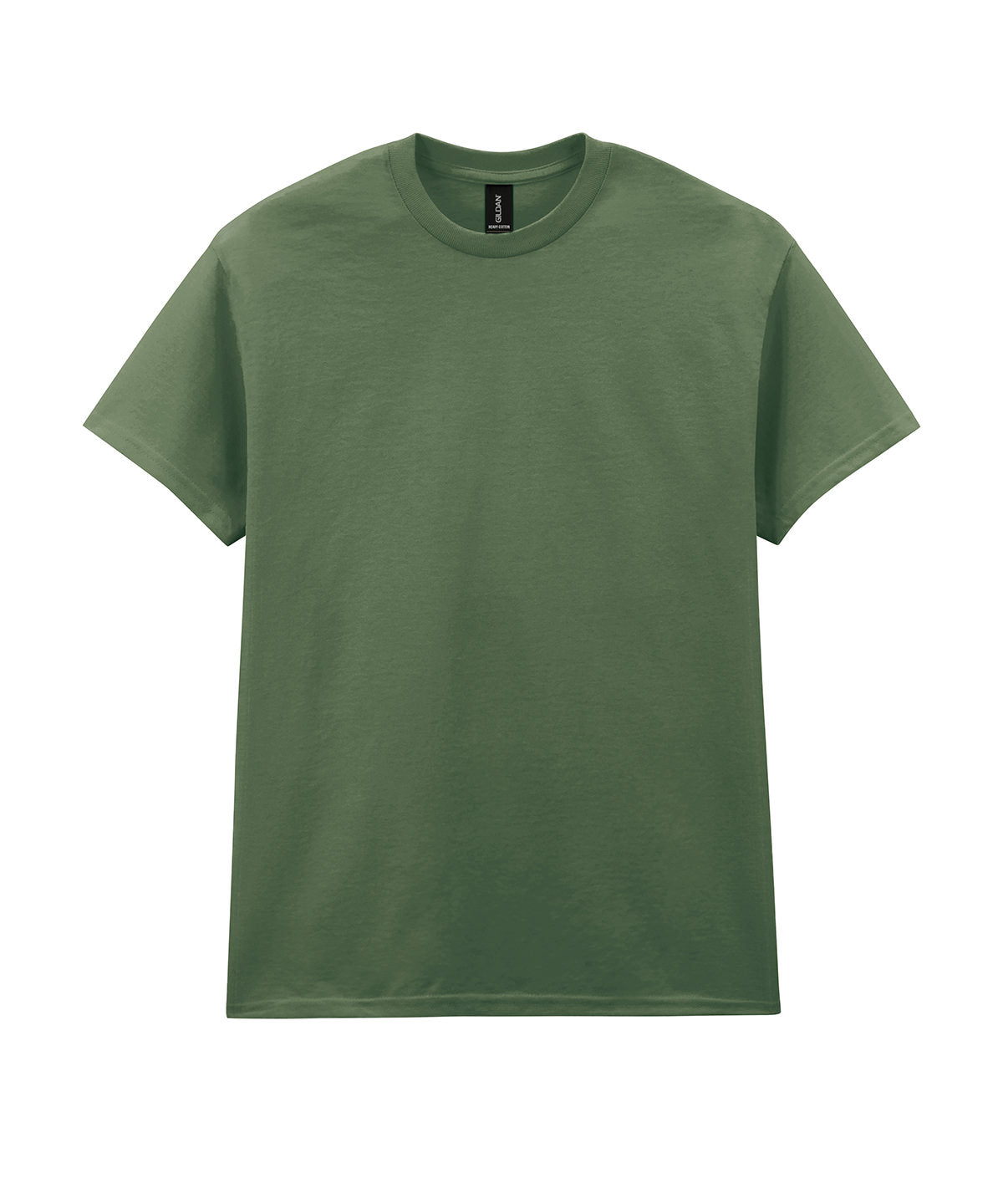 Heavy Cotton™ Adult T-Shirt in Military Green, front view