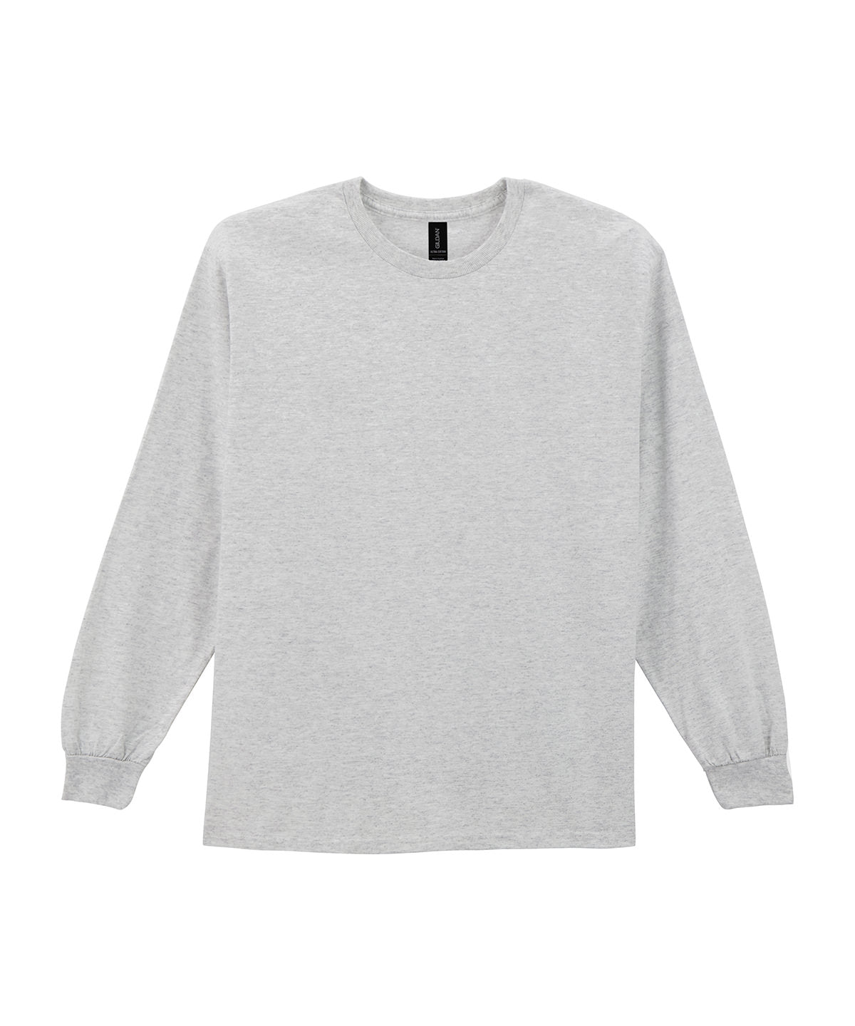 Ultra Cotton™ Adult Long Sleeve T-Shirt in Ash, front view