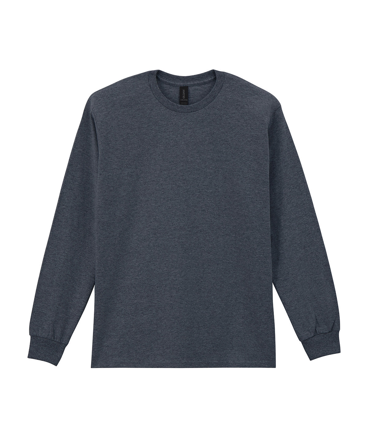 Ultra Cotton™ Adult Long Sleeve T-Shirt in Dark Heather, front view