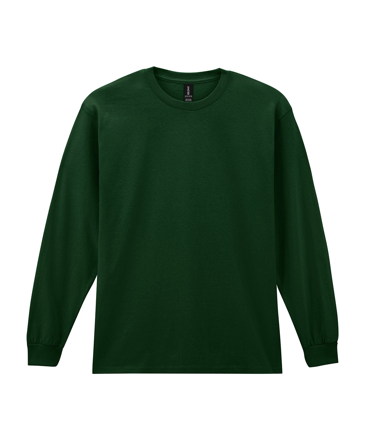 Ultra Cotton™ Adult Long Sleeve T-Shirt in Forest, front view