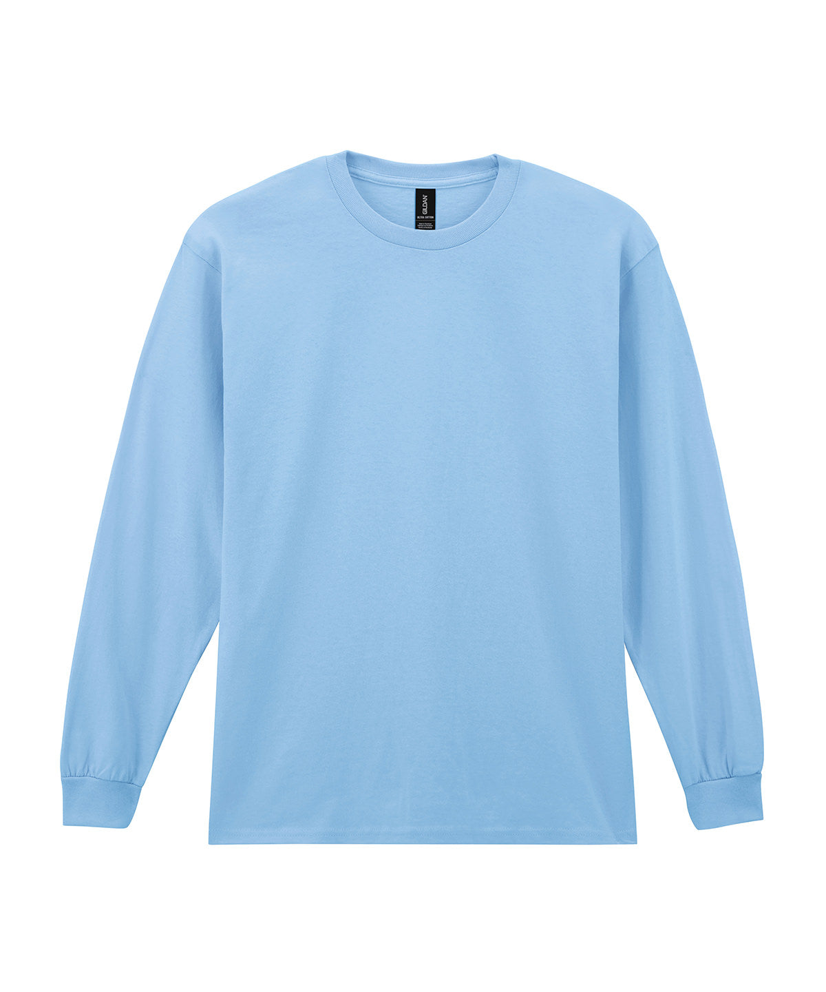Ultra Cotton™ Adult Long Sleeve T-Shirt in Light Blue, front view