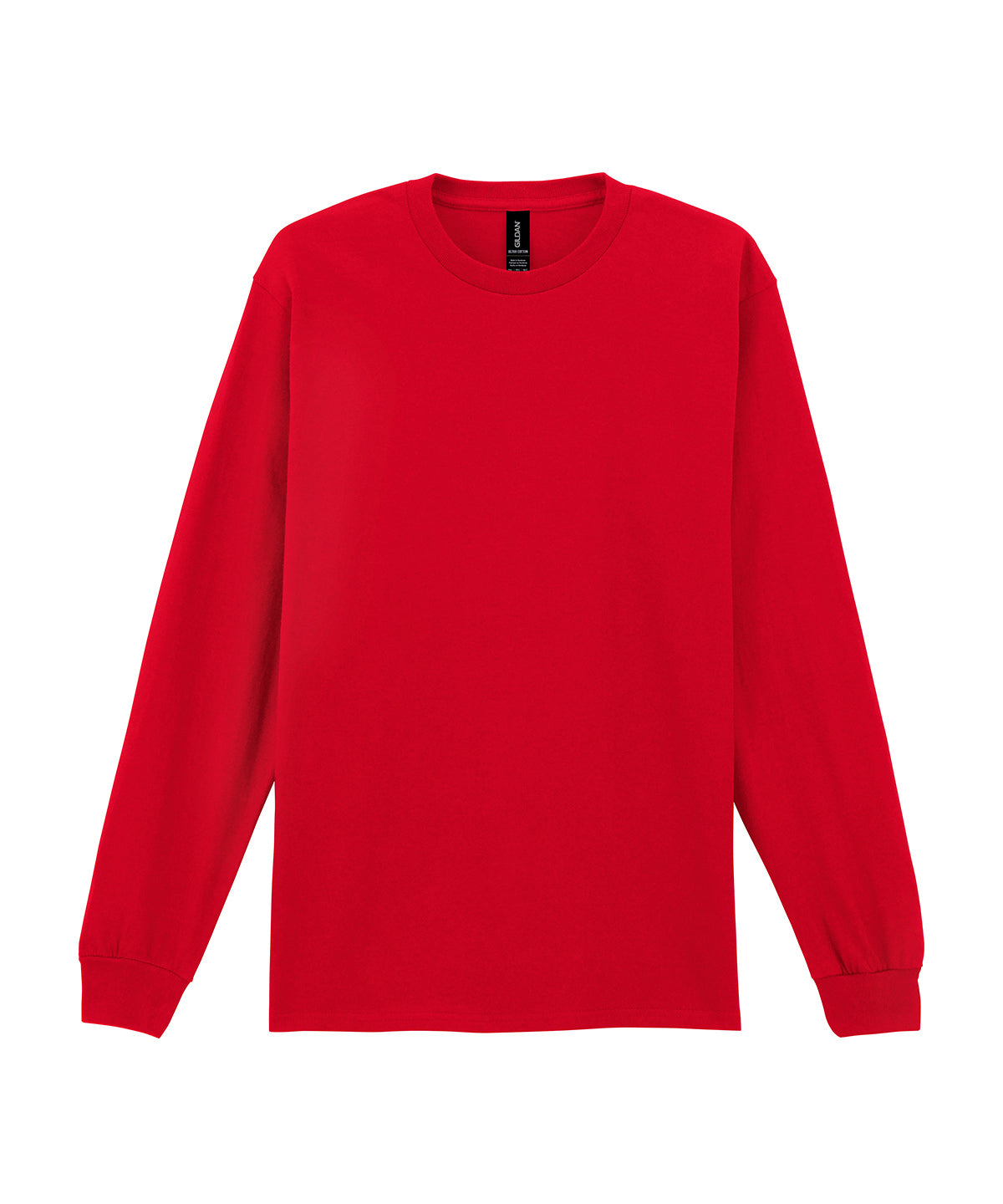 Ultra Cotton™ Adult Long Sleeve T-Shirt in Red, front view