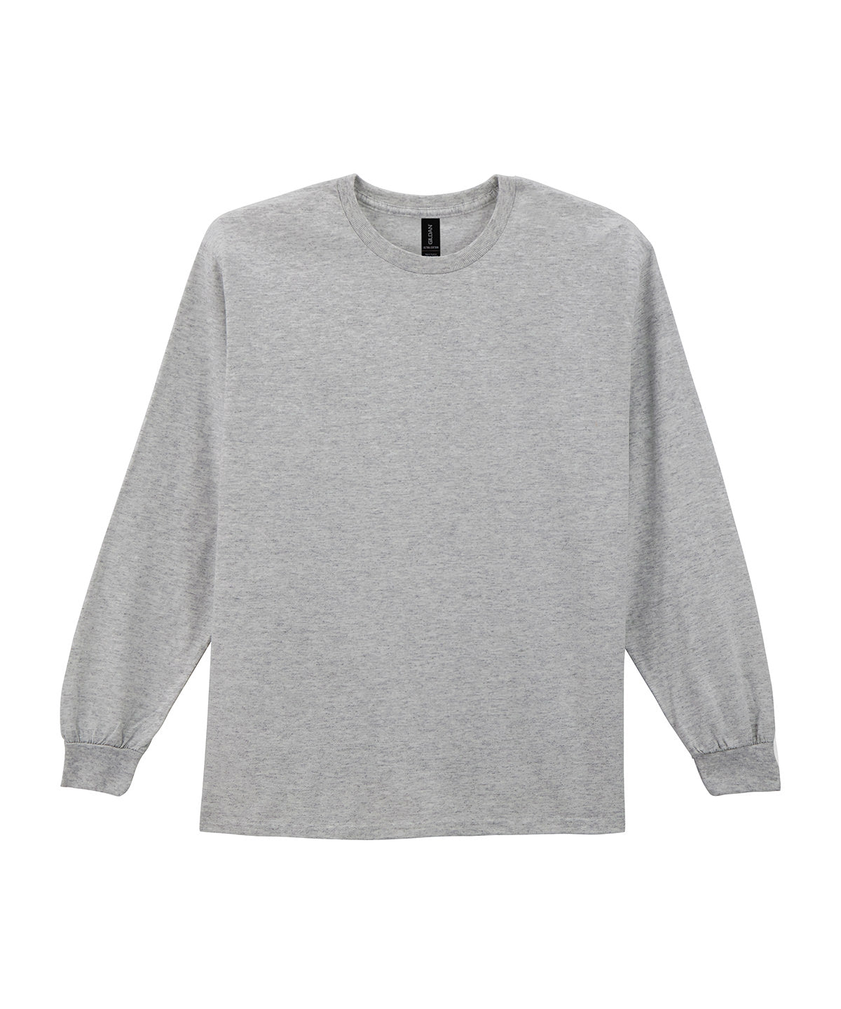 Ultra Cotton™ Adult Long Sleeve T-Shirt in Sport Grey, front view