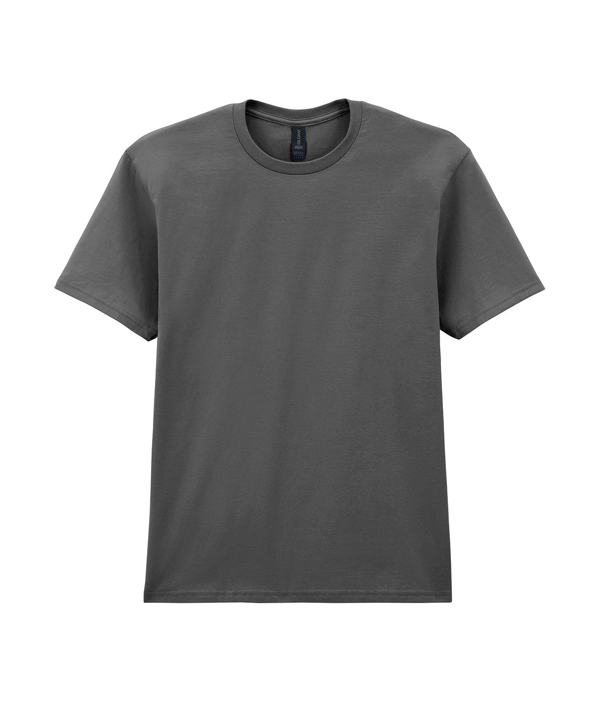 Softstyle™ Midweight Adult T-Shirt in Charcoal, front view